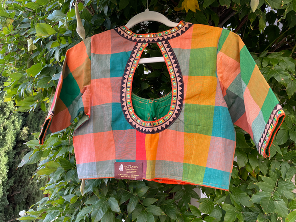 Multicoloured Blouse - Size 38